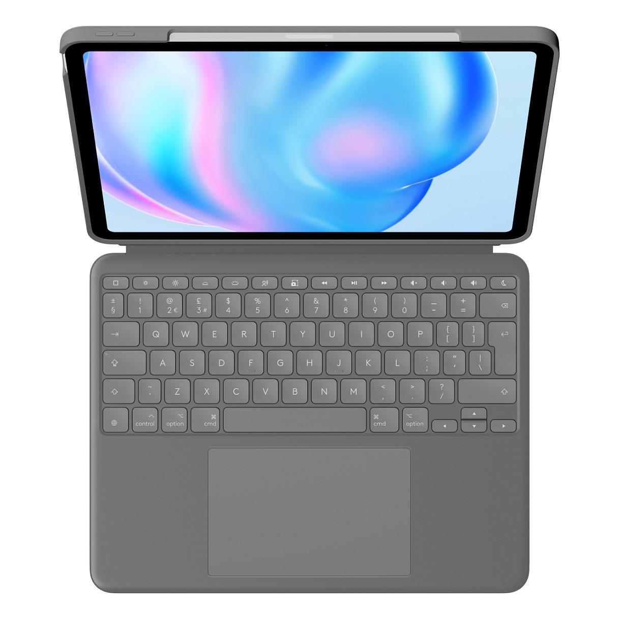 Aksesorë për Tablet Logitech Combo Touch / iPad Air 13" M2 / QWERTY / UK English / Trackpad / Smart Connector / Backlit - Gri - 2