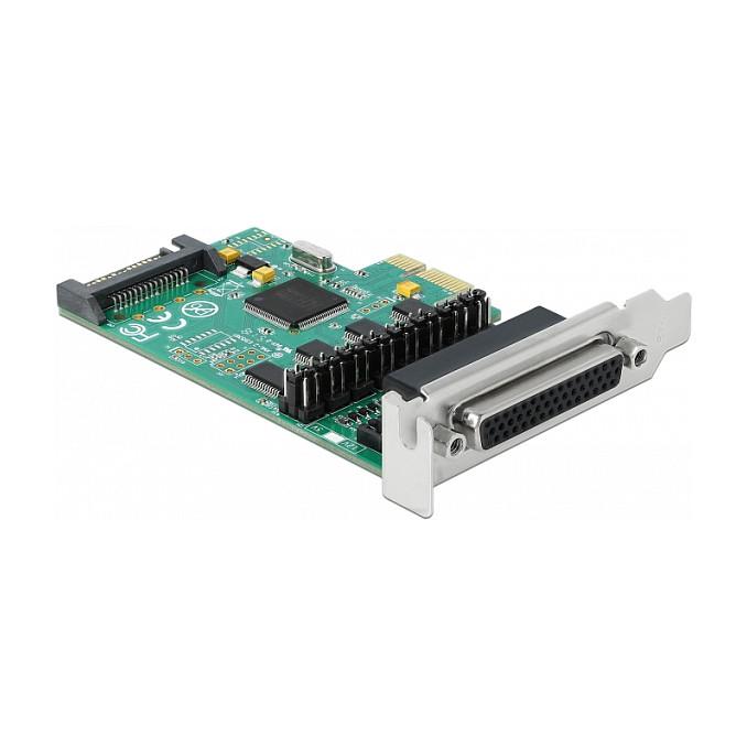 Kartë Zgjerimi PCI Express Delock 89938 / PCIe 1.1 x1 / 4x RS-232 DB9 / 460.8Kbps / WCH384L / Low Profile - 2