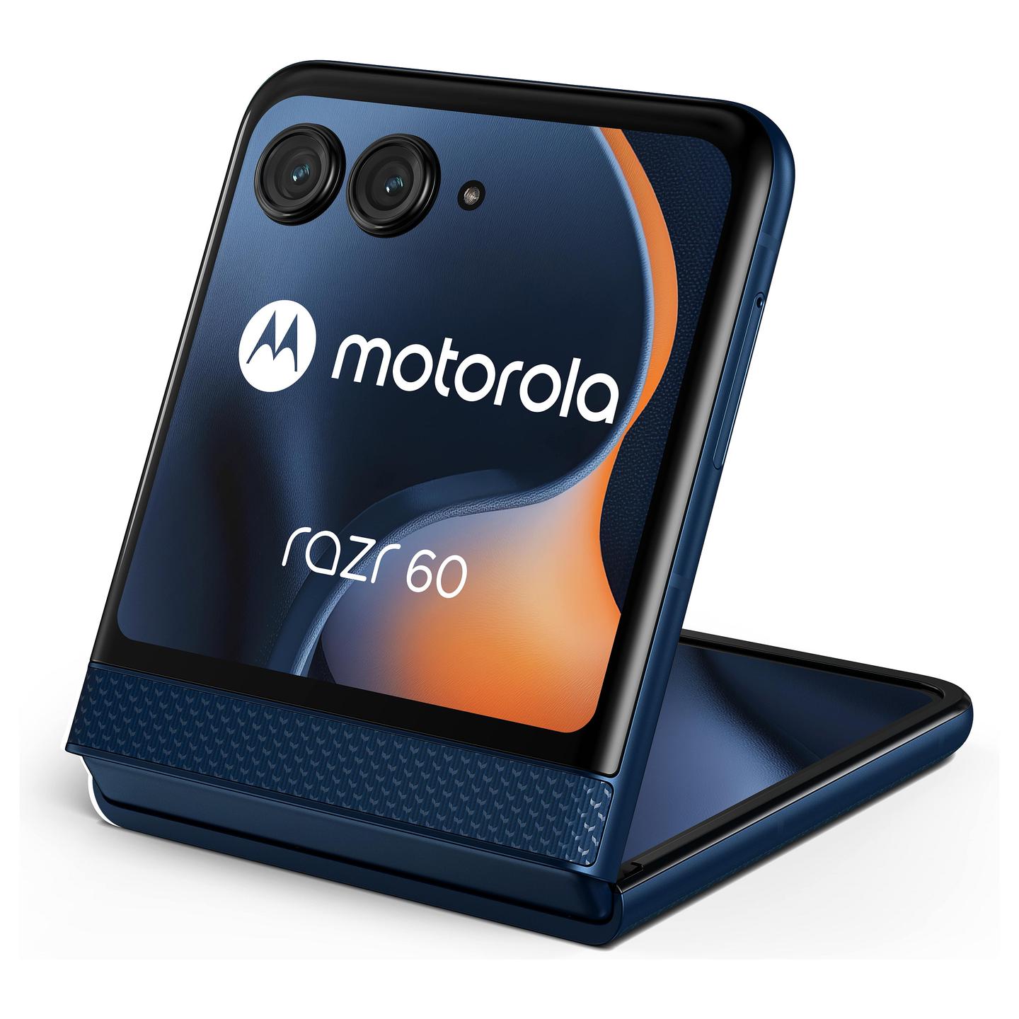 Telefon Android Motorola razr 60 5G / Dimensity 7400X / 8GB / 256GB / 6.9" pOLED / 120Hz / 50MP – Blu e errët - 6