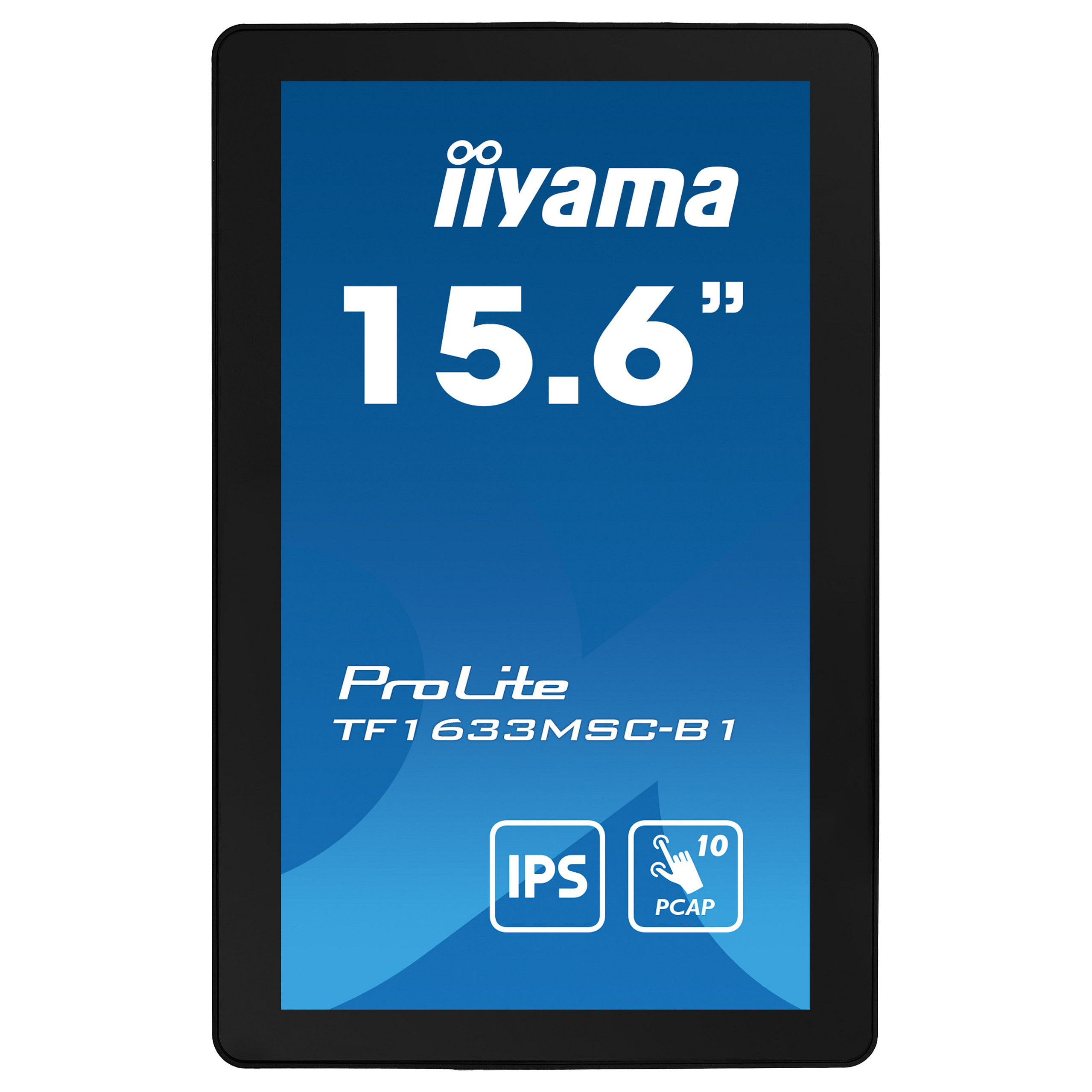 Monitor iiyama ProLite TF1633MSC-B1 / 15.6” / Full HD IPS LED Touchscreen / 60Hz / 5ms / HDMI+DP+USB - Zezë - 3