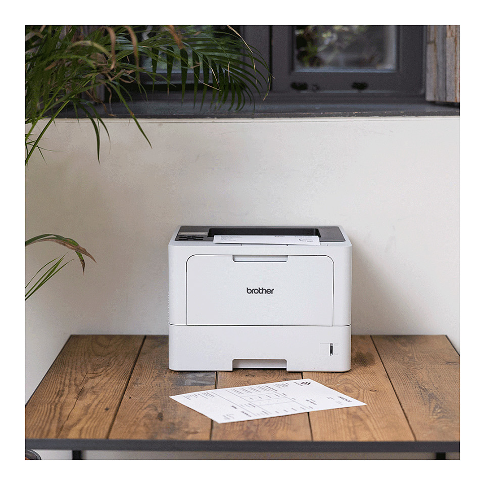 Printer Laser Monokrom Brother HL-L5210DN / Për Dokumente / Bardhë e Zi / 1200 DPI / 48 ppm / USB + LAN - Zezë/Bardhë - 4
