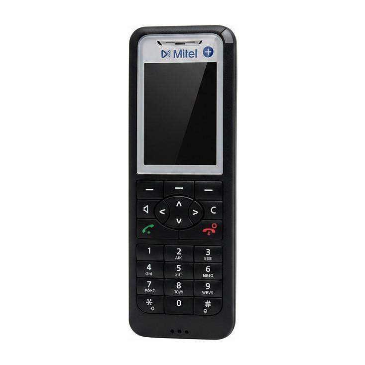 Telefon i Thjeshtë Mitel 612dt DECT, Ekran TFT me Ngjyra 2", 200 Kontakte, IP50 - Zezë
