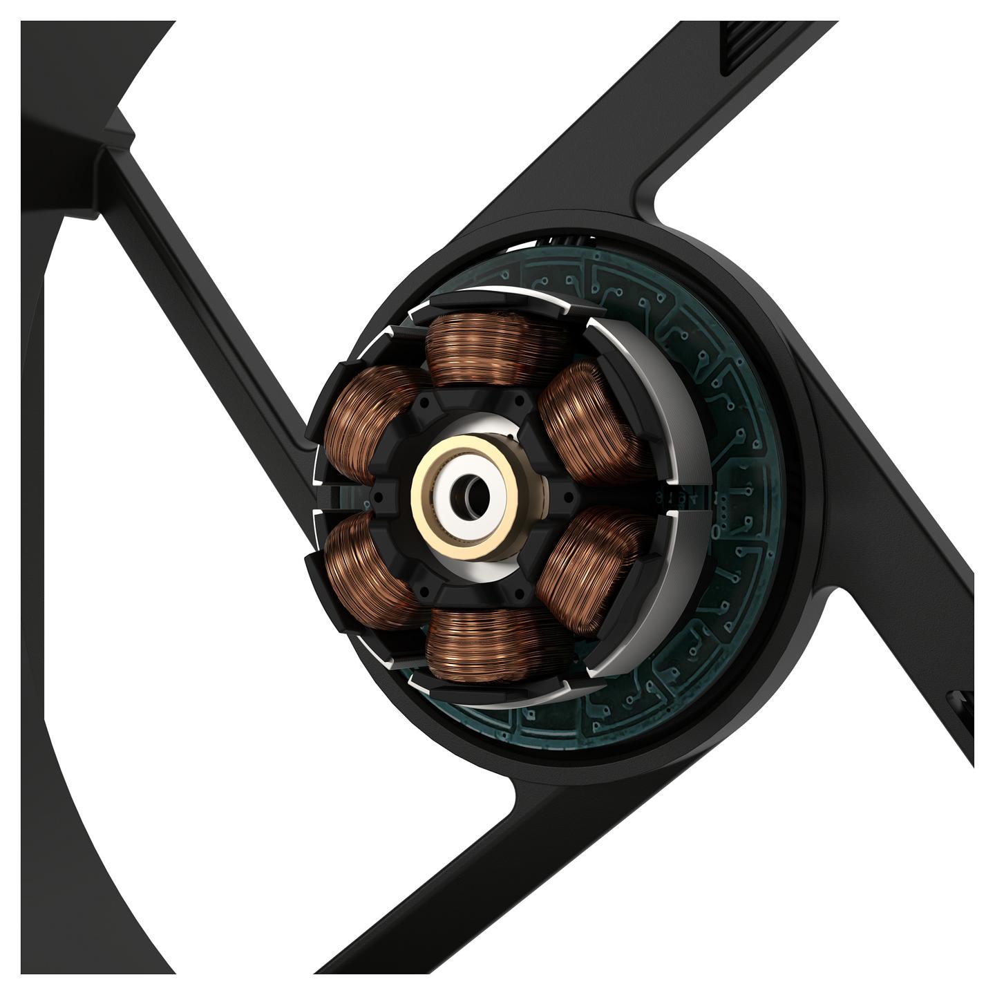 Ftohës për Kasë ASUS ProArt PF120 / 120mm / 3000 RPM / PWM / 3 Copë – Zezë - 14