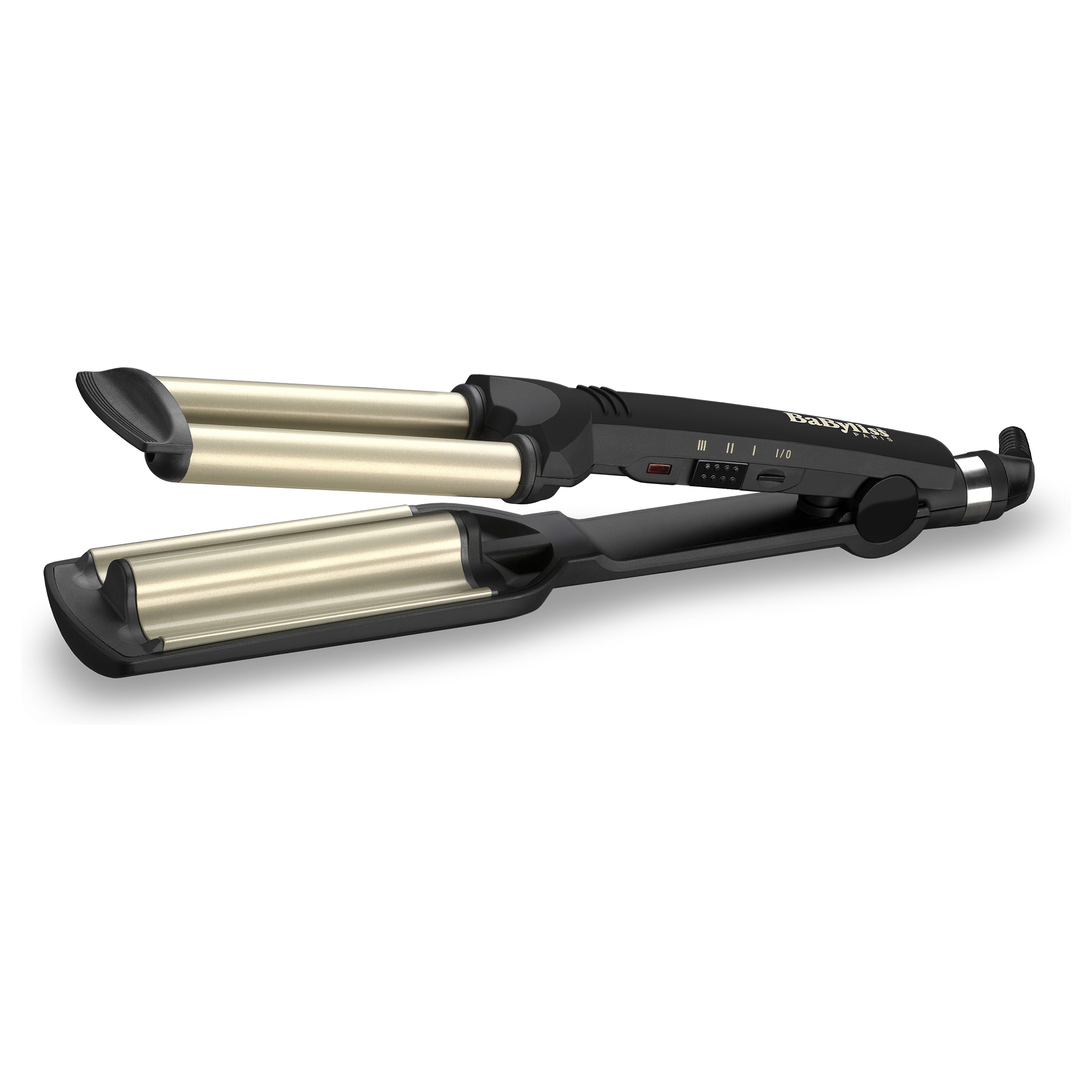 Stiluese për flokë me valë BaByliss Easy Waves C260E / Titanium-Ceramic / 3 Temperatura / 200°C – Zezë/Ari