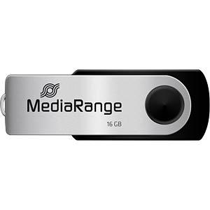 USB Flash Drive MediaRange MR910-3 / 3 x 16GB / USB 2.0 / 17MB/s Read 6MB/s Write - Zezë/Argjend - 2