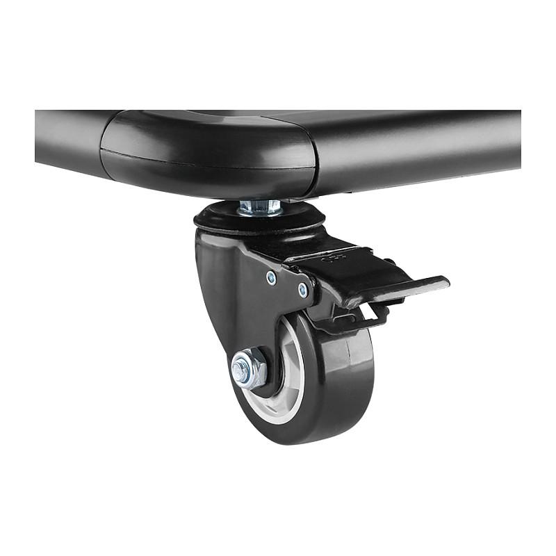 Mbajtëse për Monitor LogiLink BP0085, 60–105", VESA deri në 1000×600mm, 150kg, Lartësi e Rregullueshme, 4 Rrota me Bllokim - Zezë - 6