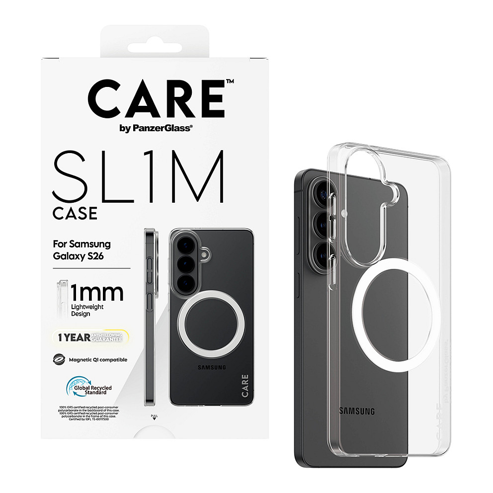 Aksesorë për telefon PanzerGlass CARE / SL1M Case / Samsung Galaxy S26 - Transparente - 5