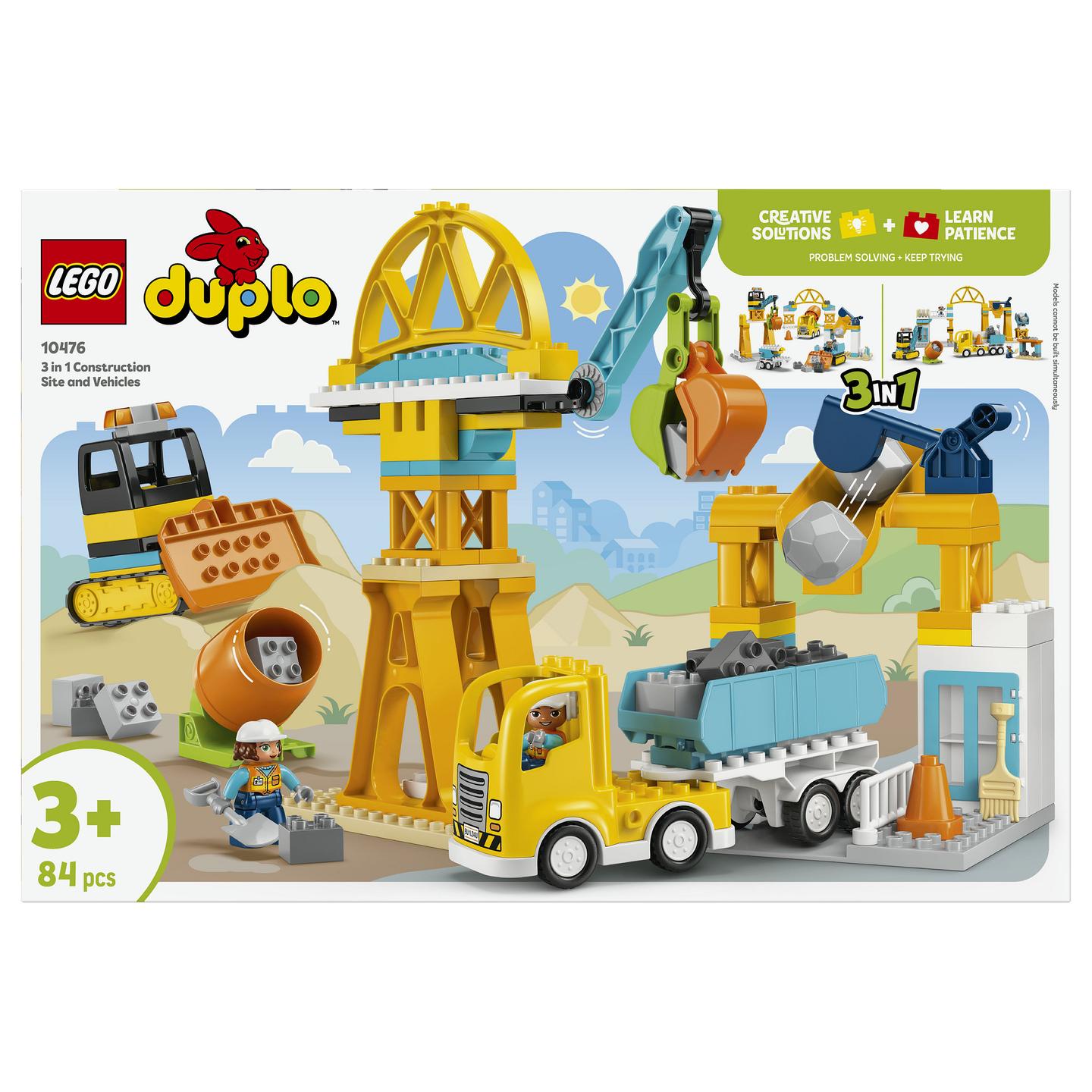 LEGO DUPLO 3 in 1 Construction Site and Vehicles 10476 - 9
