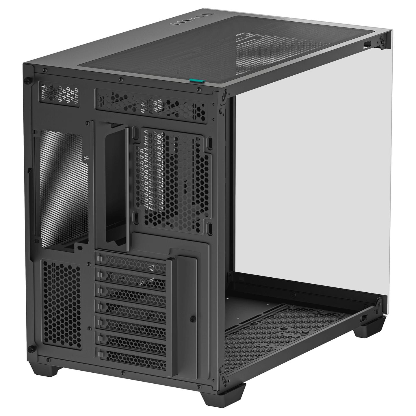 Kasë DeepCool CG530 / ATX Mid-Tower Dual-Chamber / 2xUSB Type-A + USB Type-C / 2 Panele Xhami të Temperuar – Zezë - 8