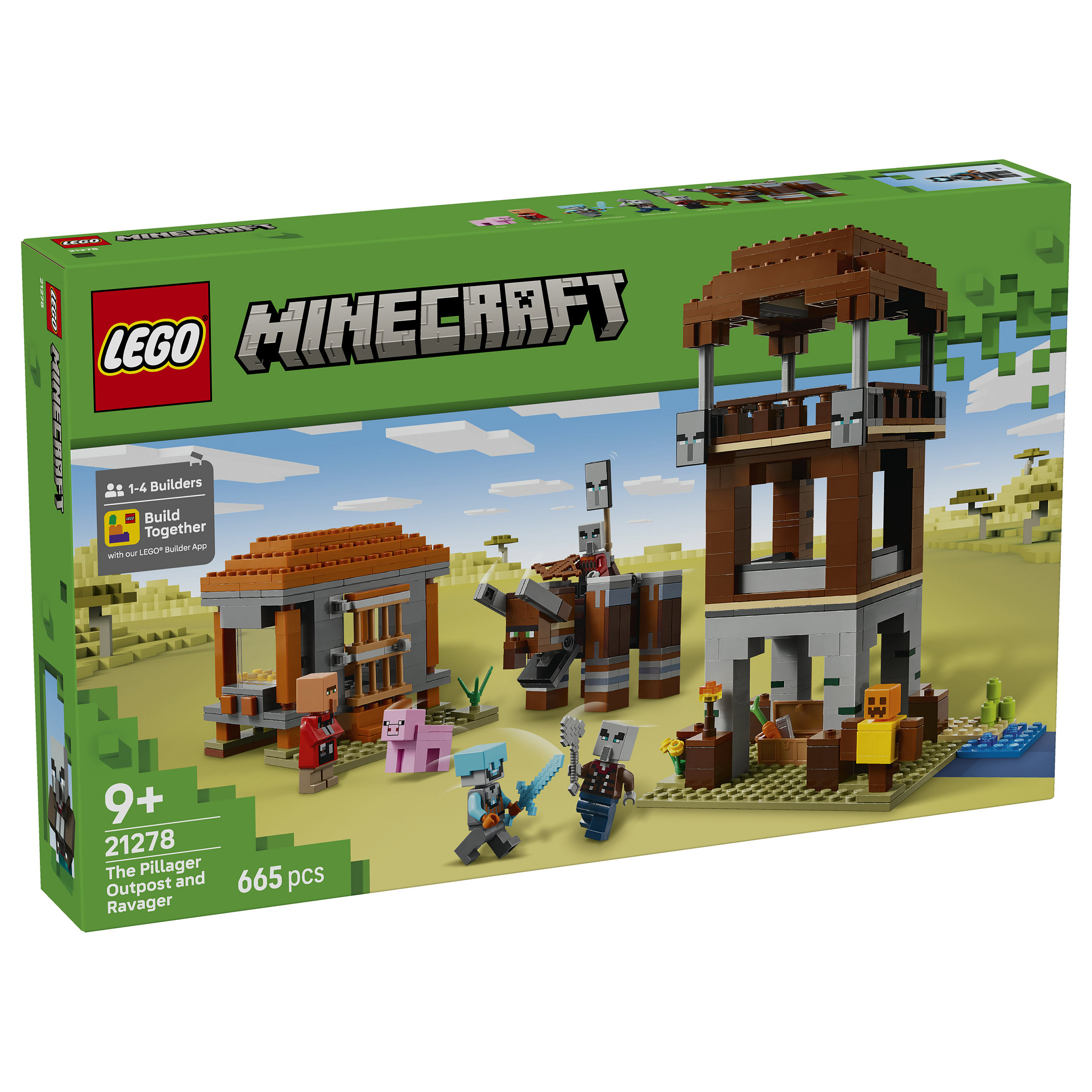 LEGO Minecraft The Pillager Outpost and Ravager - 25