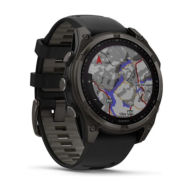 Orë e mençur Garmin fēnix 8 Solar Sapphire, 47mm, GPS Multi-Band, 32GB - Zezë/Hiri - 3