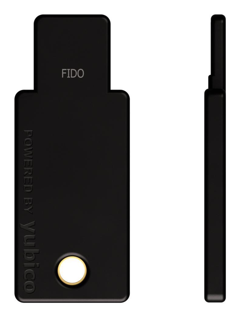 Çelës Sigurie Yubico Security Key NFC / USB-A / NFC / FIDO2 / U2F – Zezë - 2