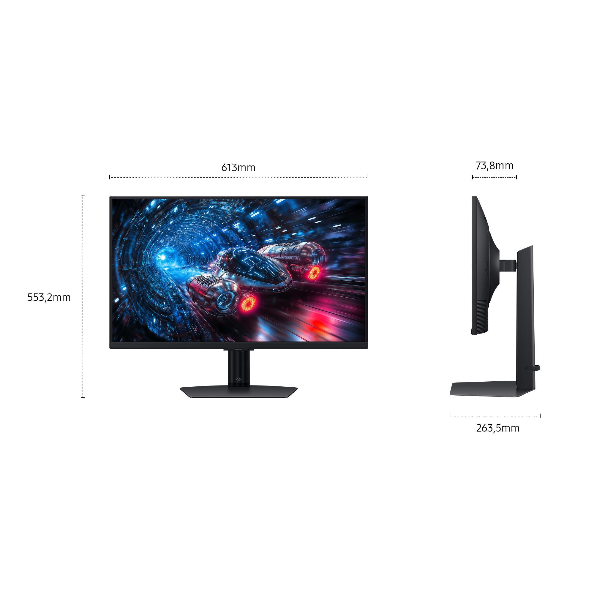 Monitor Gaming Samsung Odyssey G7 G70F / 27" / 4K UHD IPS / 180Hz / 1ms / HDMI+DisplayPort+USB - Zezë - 9