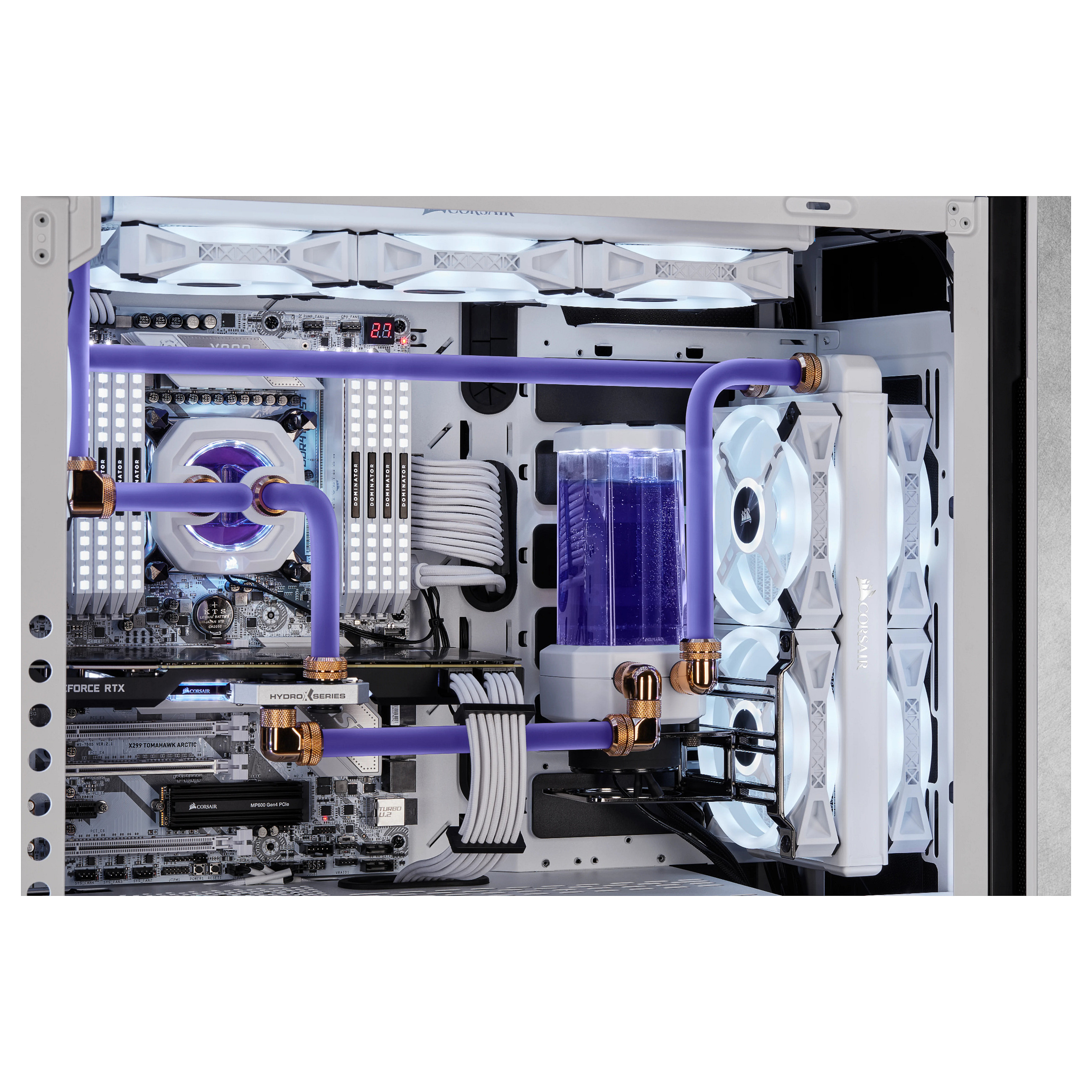 Aksesor për Ftohës Corsair Hydro X Series XT Hardline Tubing / PMMA / 14mm OD / 3×1m / Transparent / Custom Watercooling - 6