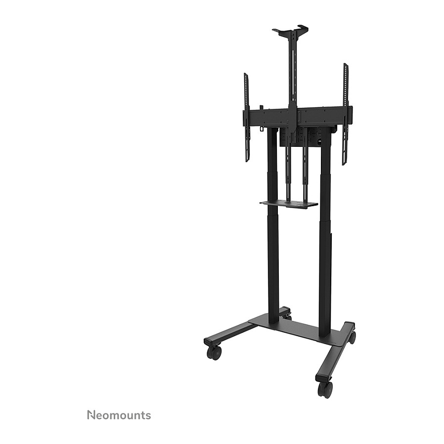 Mbajtëse për TV Neomounts / 55"-100" / 110kg / VESA 100x100-800x600 / Elektrike / Me Rrota - Zezë - 15