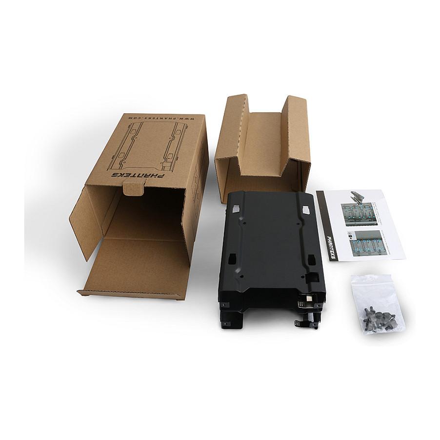 Mbajtëse për HDD Phanteks Stackable, 2×3.5", Metal - Zezë - 6