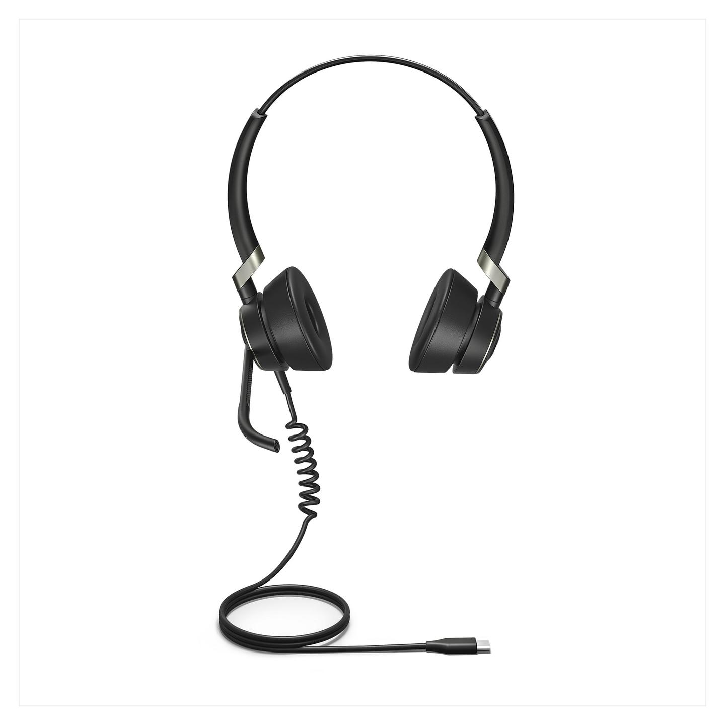 Kufje me kabllo Jabra Engage 50 Stereo / USB-C / Business Headset / 3 Mikrofona – Zezë - 4