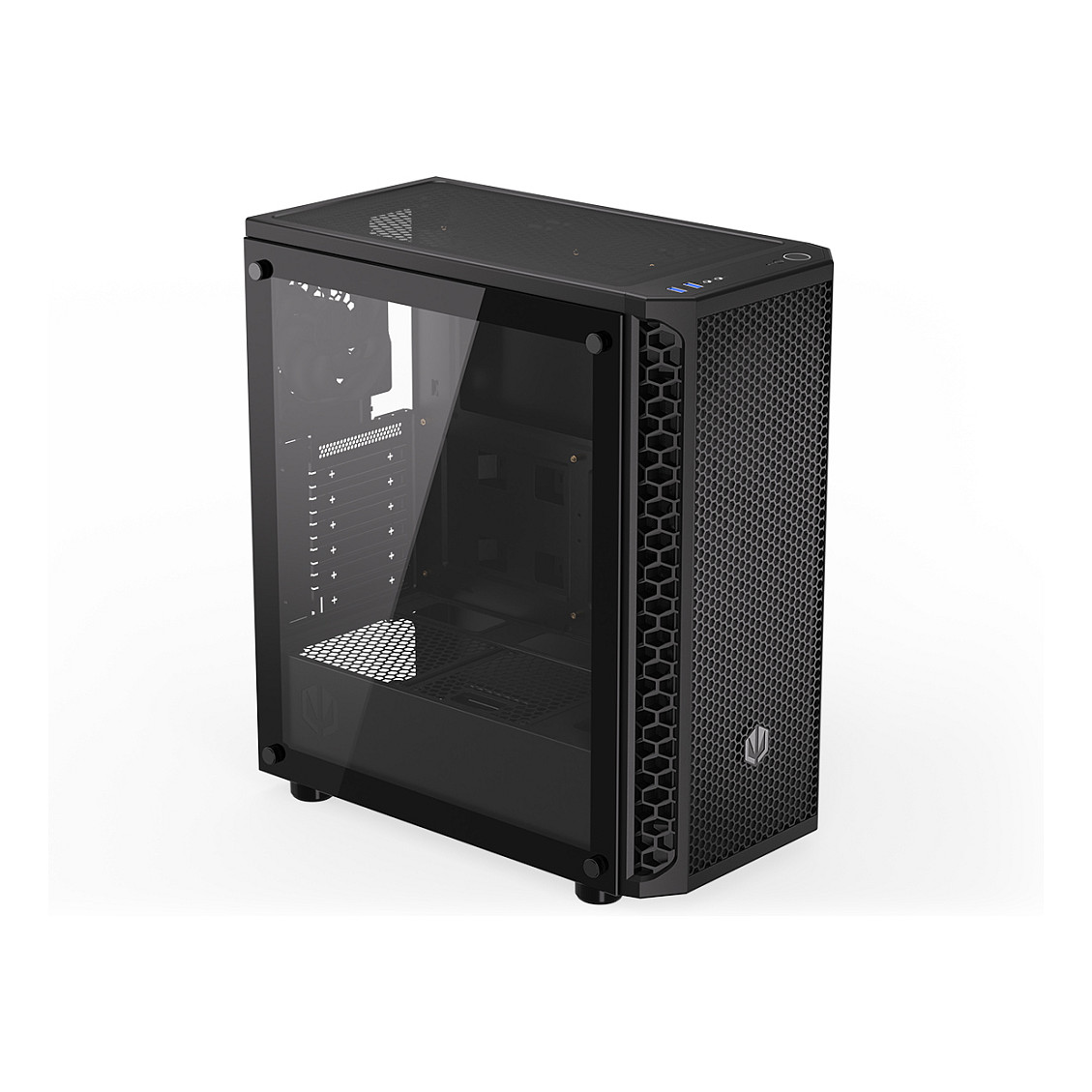 Kasë PC ENDORFY Signum 300 Core / Midi Tower / ATX / 1x 120mm + 1x 120mm Fan / Tempered Glass - Zezë - 7