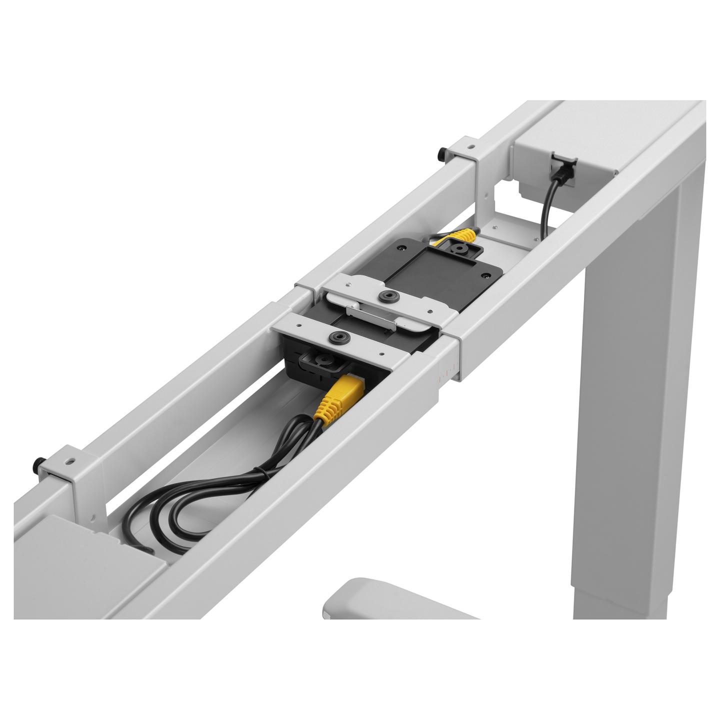 Kornizë për Tavolinë EQUIP 650803, Elektrike, 2 Motorë, 125kg, 62–128cm, 100–170cm - Gri - 4