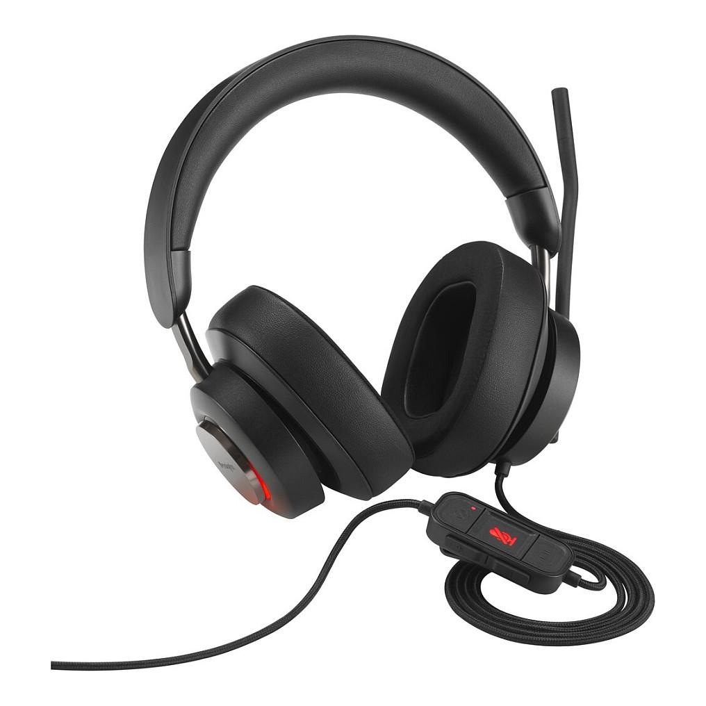 Kufje me kabllo Kensington H2000 / USB-C / Stereo / 40mm / Mikrofon me reduktim të zhurmës - Zezë - 8
