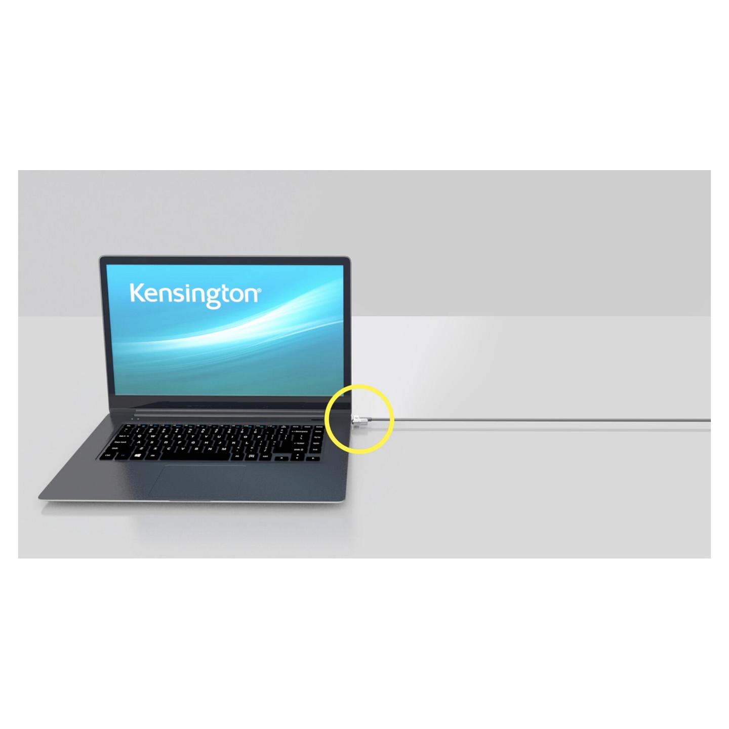 Bravë Sigurie për Laptop Kensington MicroSaver 2.0 K65020EU, Kabllo 1.8m, T-Bar, Kokë 10mm, Me Çelës - Zezë - 7