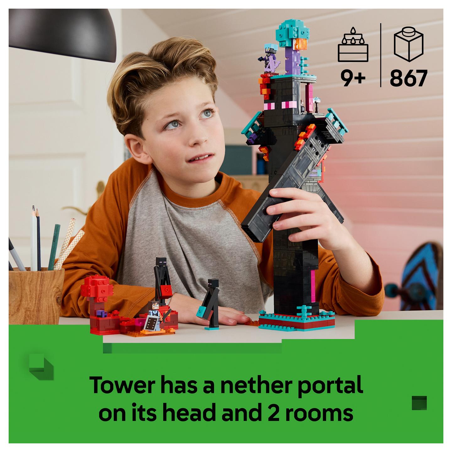 LEGO Minecraft The Enderman Tower - 20