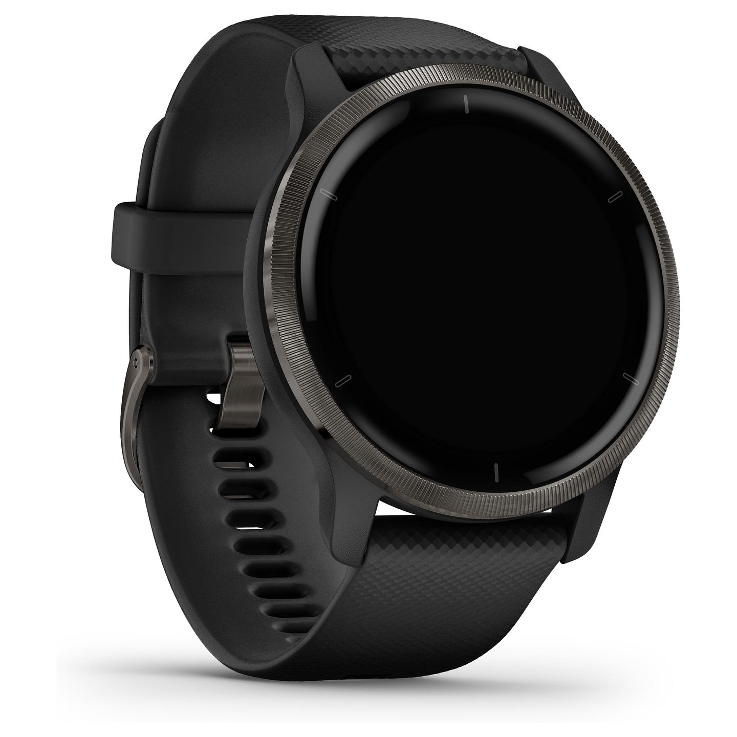 Orë e mençur Garmin Venu 2 / 45mm / AMOLED / GPS / Bluetooth / Wi-Fi - Zezë/Slate - 58