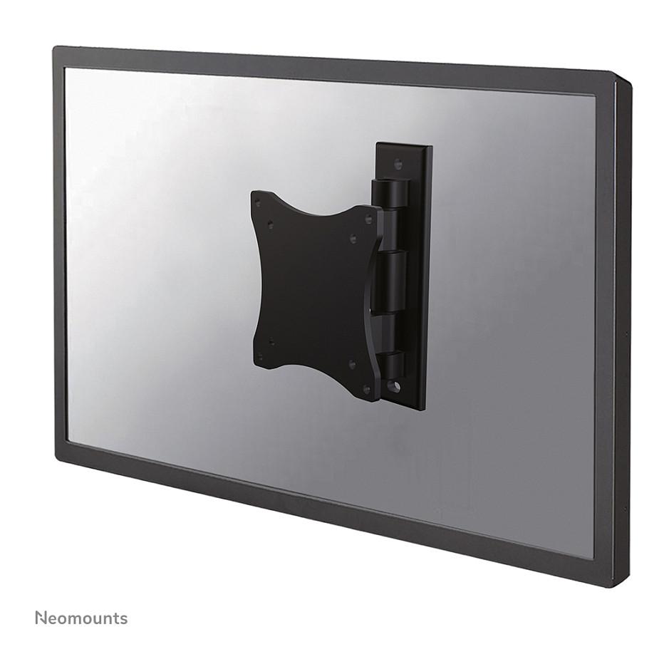 Mbajtëse për TV Neomounts FPMA-W810BLACK / 10–27" / deri 12kg / VESA 75x75–100x100 / Full Motion / Montim në Mur - Zezë