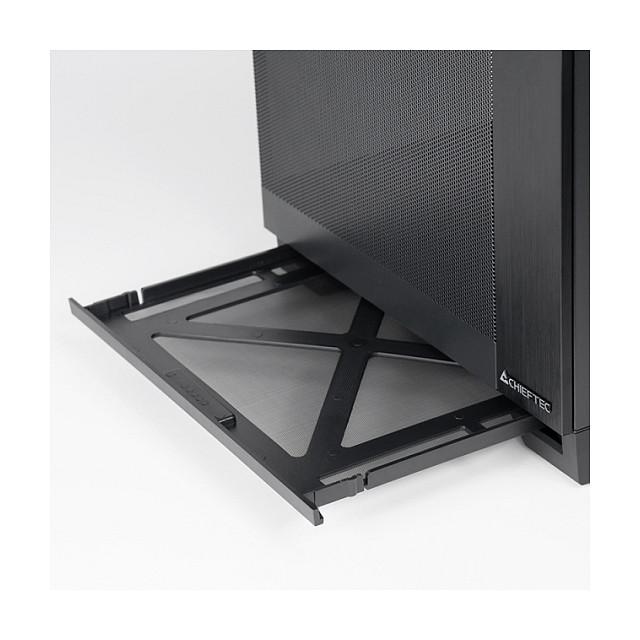 Kasë Chieftec GM-30B-M-OP, Mid-Tower, ATX, Xham i Temperuar, 3x USB, 3x 140mm - Zezë - 16