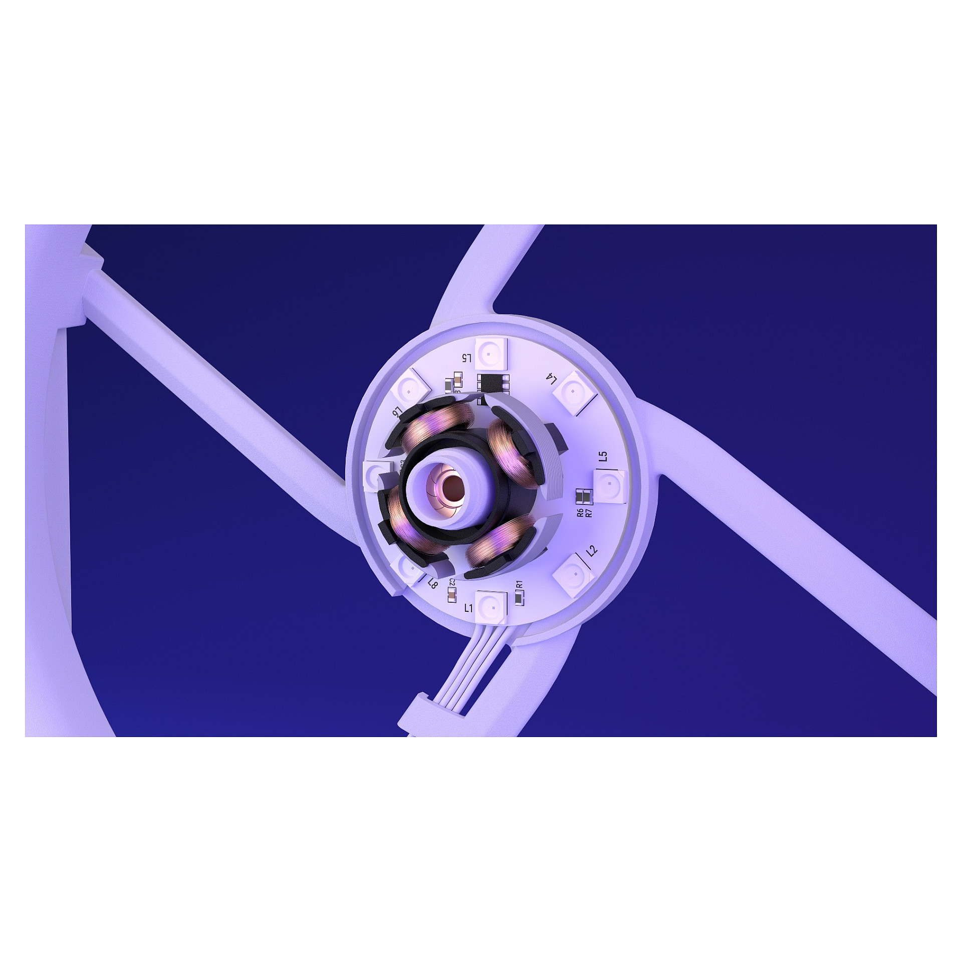 tohës për Kasë Endorfy Stratus / 120mm / 200-1400 RPM / ARGB / PWM – Bardhë - 28