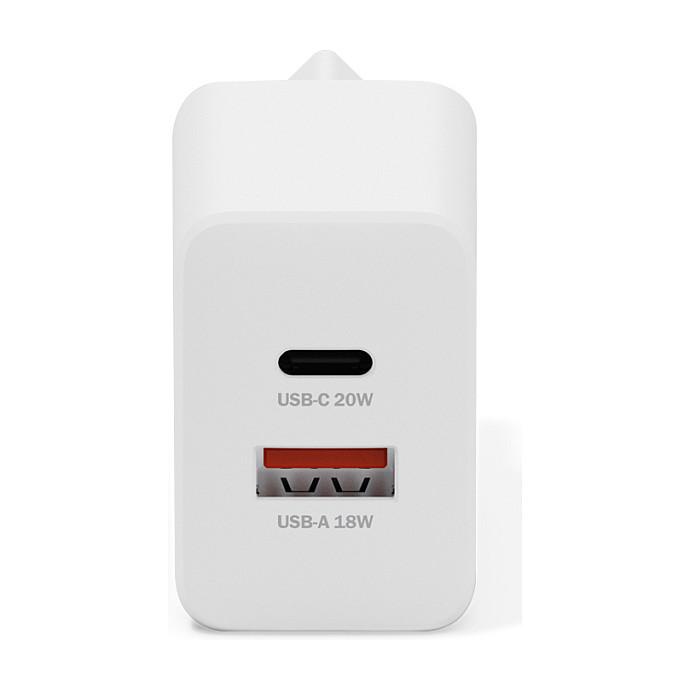 Adapter Digitus DA-10300 / 20W / 1x USB-C + 1x USB-A / Fast Charging - Bardhë - 6