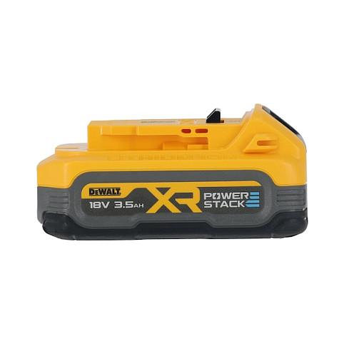 Bateri për Vegla DeWALT DCBP318-XJ, 18V, 3.5Ah, Li-Ion, XR POWERSTACK, Bazë Rezistente ndaj Goditjeve - Zezë/Verdhë - 3