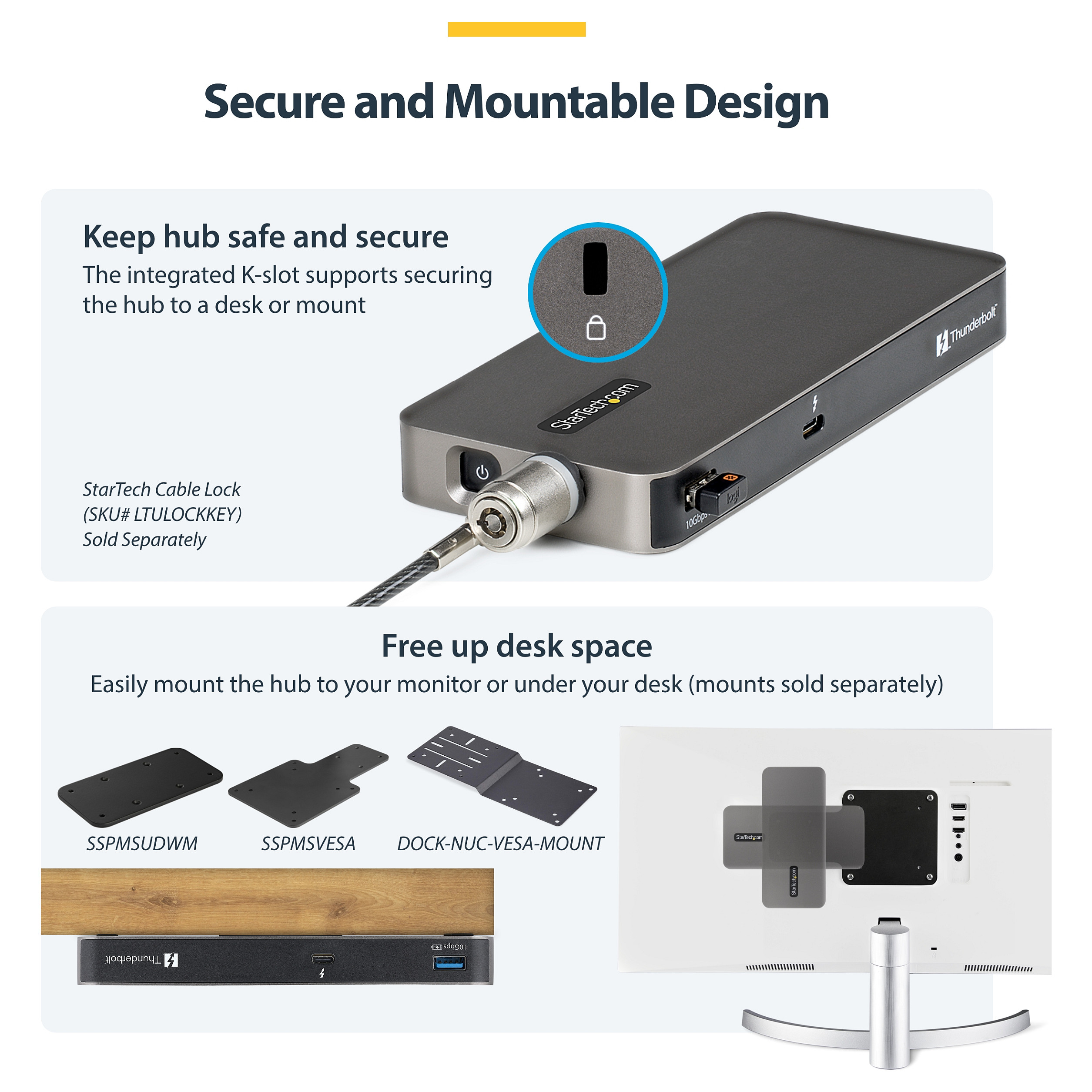 USB Docking Station StarTech.com 1USB3-NVME-DOCK / USB-C / USB-A / M.2 NVMe / 10Gbps - Zezë - 21