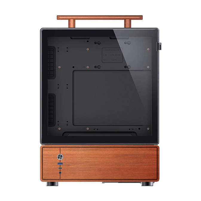 Kasë PC Jonsbo T7 / Midi Tower / Micro-ATX / Tempered Glass - Zezë - 23