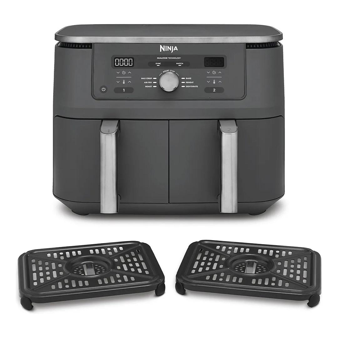 Fryer Ninja MAX Dual Zone / DZ400EU / 9.5L / 2470W / 2 Sirtarë / 6 Programe / 40–240°C / Sync / Match – Gri - 3