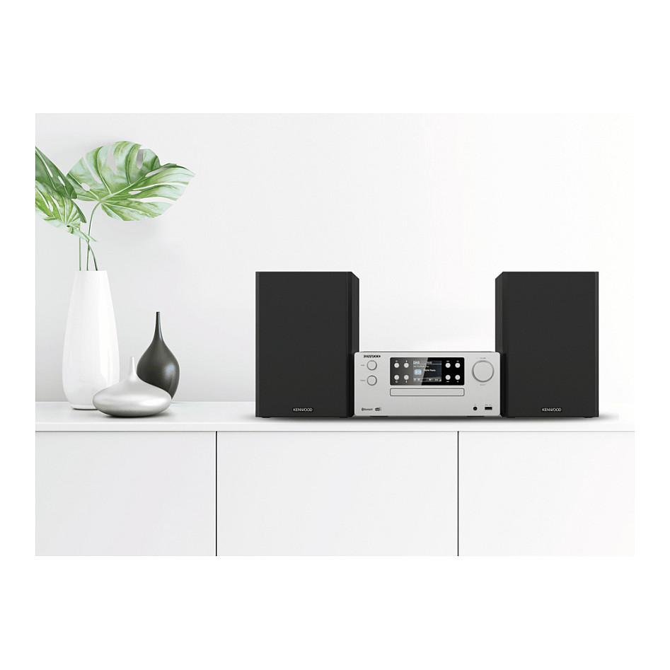 Sistem Audio për Shtëpi Kenwood M-925DAB-S, 50 W, DAB+, FM, RDS, Dalje për Kufje 3.5 mm - Zezë, Argjend - 3