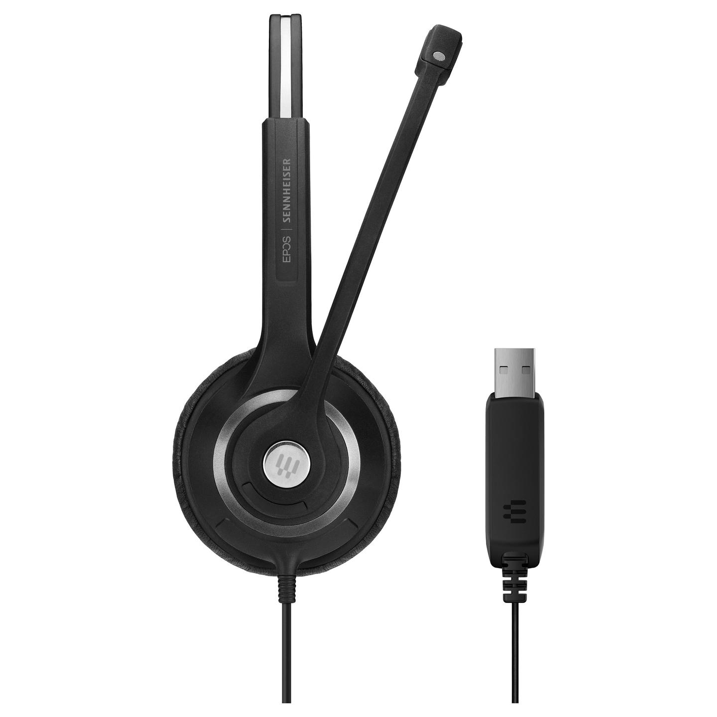 Kufje me kabllo EPOS | SENNHEISER IMPACT SC 230 USB, Mono, Wired, USB, Mikrofon me anulim zhurme – Zezë, Argjend - 5