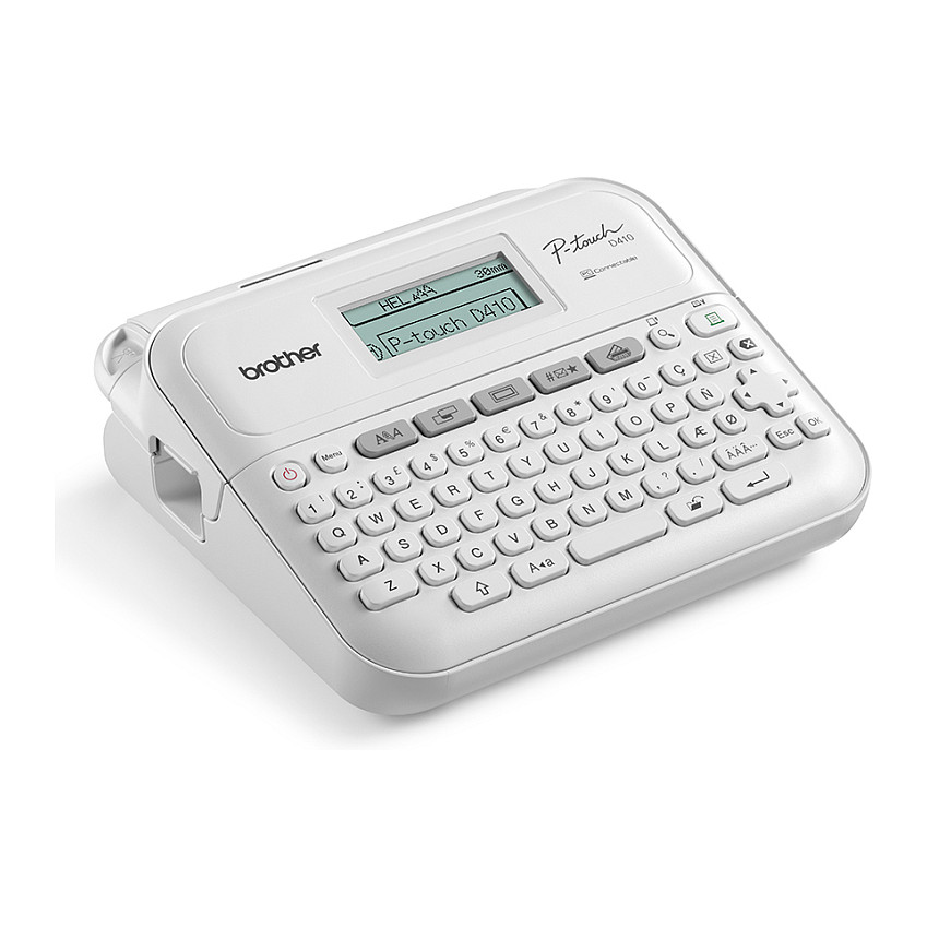 Printer Label Brother PT-D410VP / Për Etiketa / Termal / 180 DPI / 18mm / 20 mm/sec / USB - Bardhë - 2