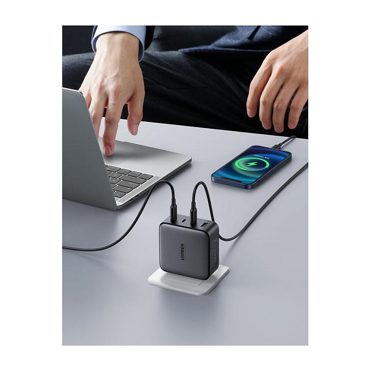 Adapter UGREEN Nexode CD226 / 40747 / 100W / 3x USB-C / USB-A / GaN / PD 3.0 / PPS - Zezë - 2