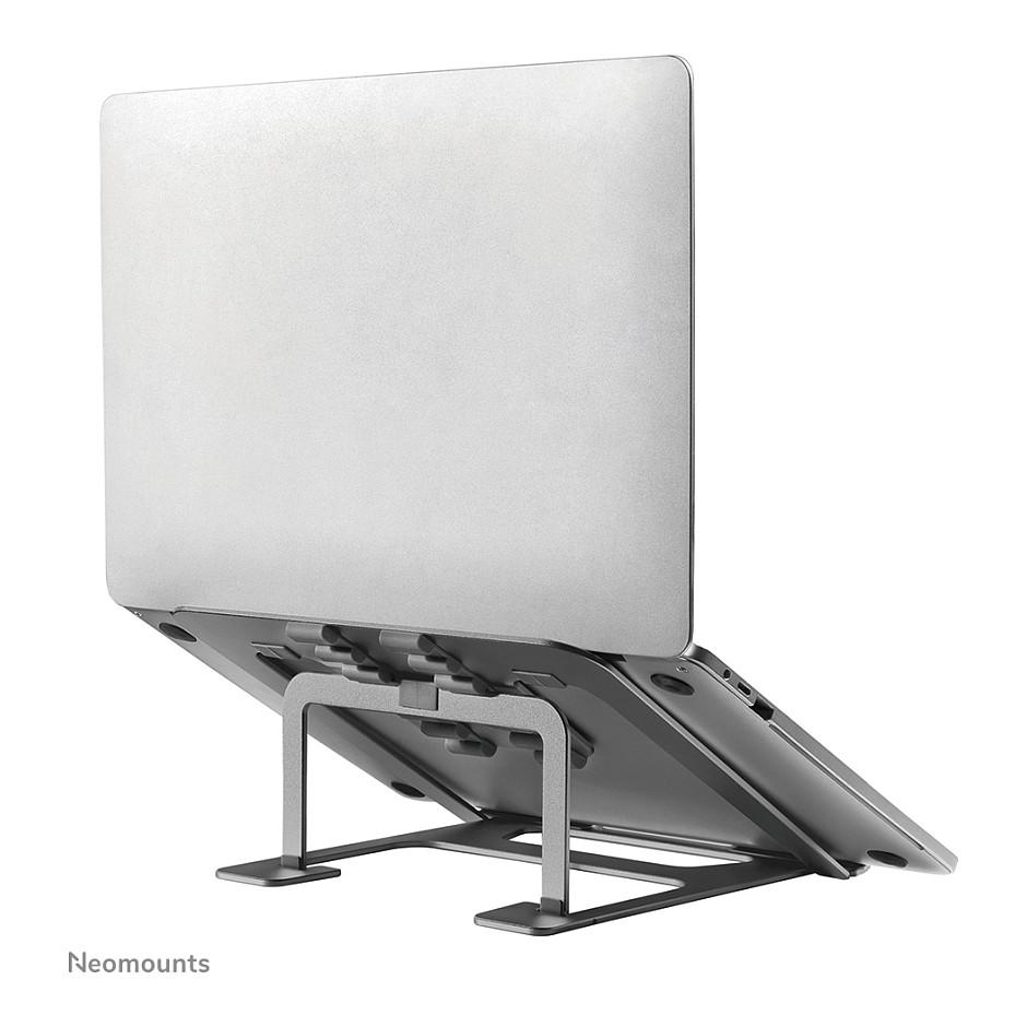 Mbajtës për Laptop Neomounts NSLS085GREY, 10"-17", i Palosshëm, 6 Pozicione, deri 5kg, Aluminium - Hiri - 3