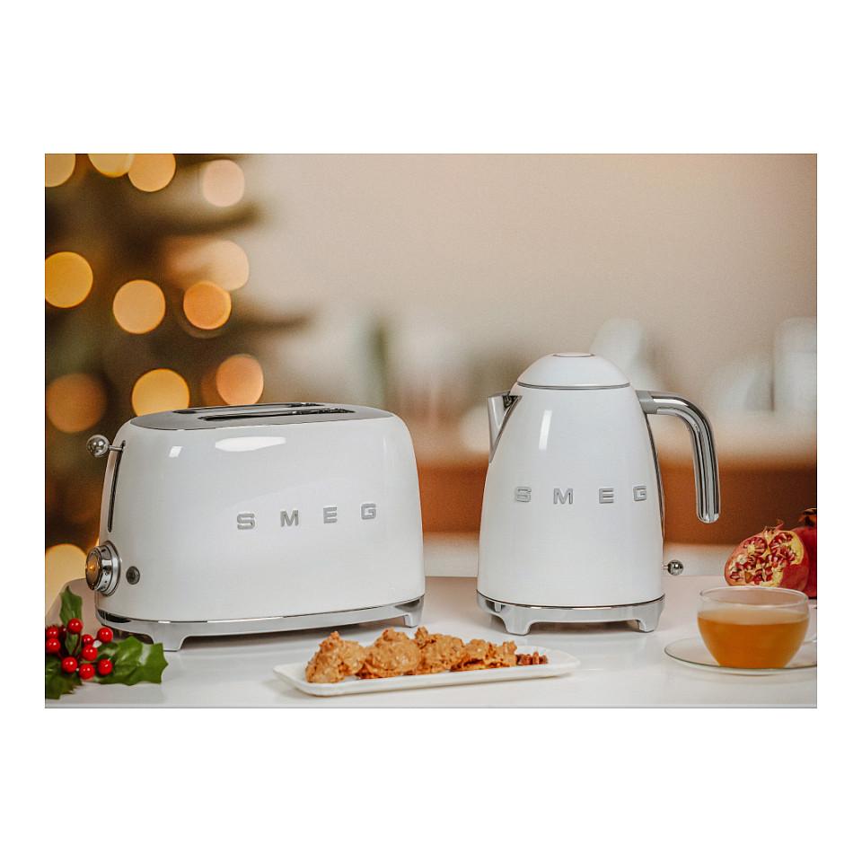 Çajnik Elektrik Smeg KLF03WHEU, 1.7L, 2400W, 360° – Bardhë - 7