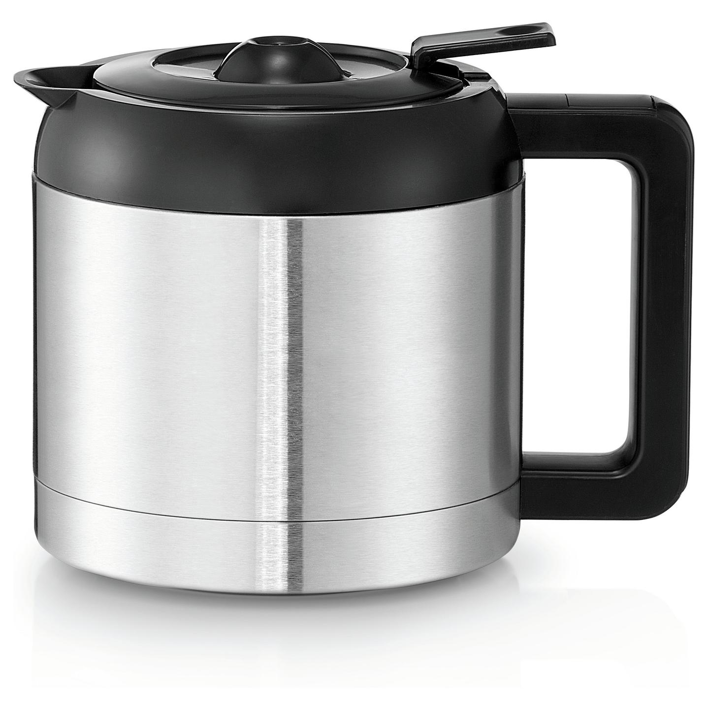 Aparat për Kafe me Filter WMF Stelio Aroma Thermo, 1000 W, 1 L, 8 Filxhanë, Enë Termike – Argjend/Zezë - 2