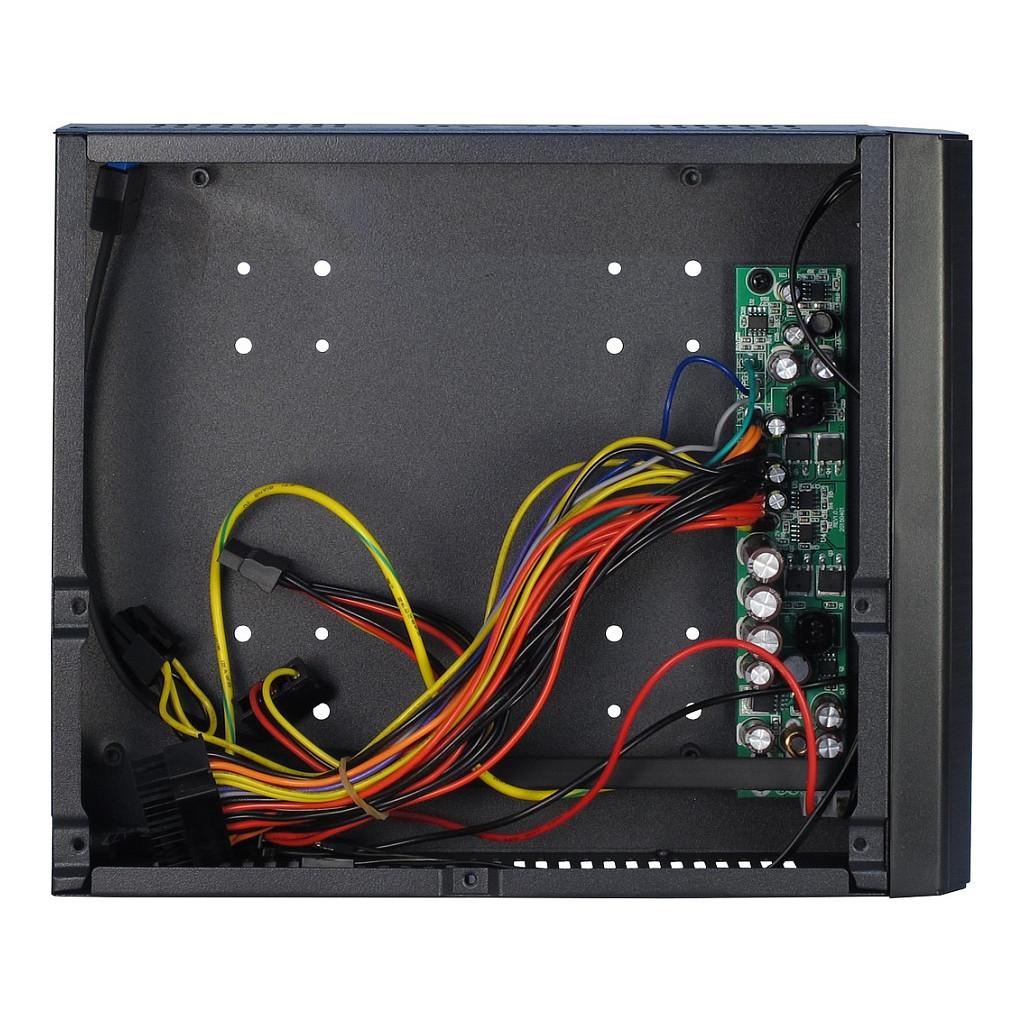 Kasë Inter-Tech JX-500, Mini-ITX, Mini-Tower, 1x 2.5", 1x USB 3.0, VESA - Zezë - 5