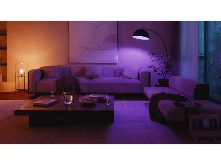 Ndriçues Philips A60, LED Inteligjent, E27, 810 lm, 2700–6500 K, Bluetooth, Zigbee, Wi-Fi – Bardhë - 4