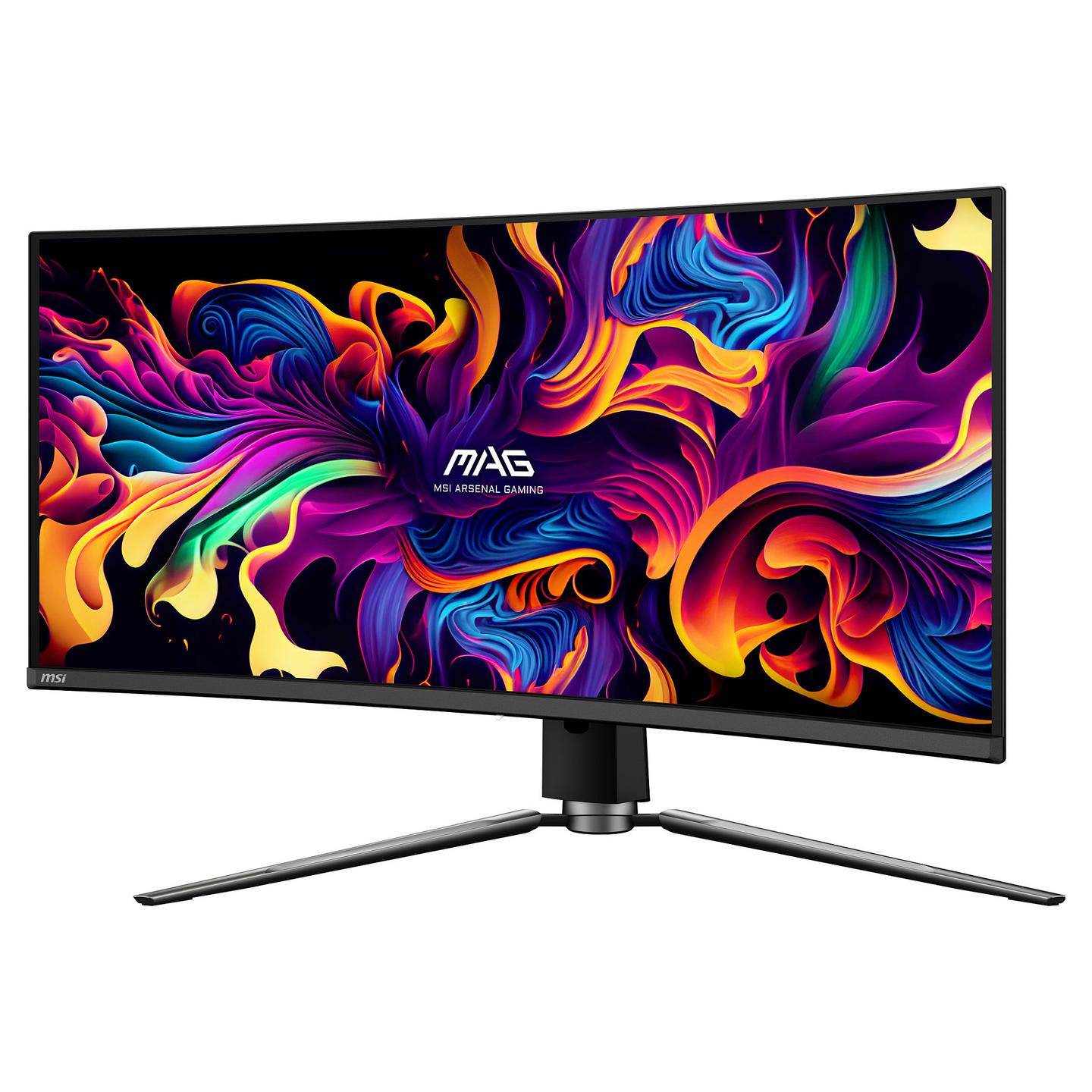 Monitor Gaming MSI MAG 341CQP QD-OLED / 34" / UWQHD QD-OLED Curved / 175Hz / 0.03ms / HDMI+DisplayPort+USB-C - Zezë - 2