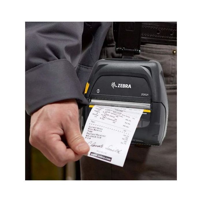Printer Label Zebra ZQ521 / Për Etiketa / Mobile / 203 DPI / 104mm / 127 mm/sec / USB + Bluetooth - Zezë - 3
