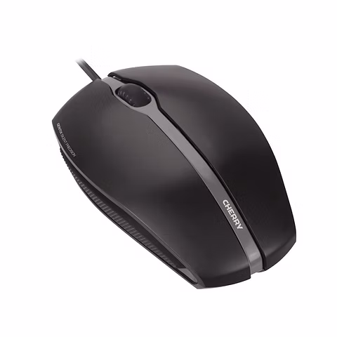 Maus me Kabllo Cherry GENTIX Silent / USB-A / 1000 DPI / 3 Butona – Zezë - 2