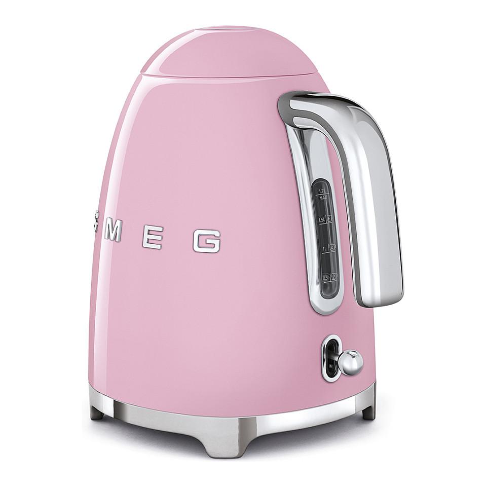 Çajnik Elektrik Smeg KLF03PKEU, 1.7L, 2400W, 360° – Rozë - 10
