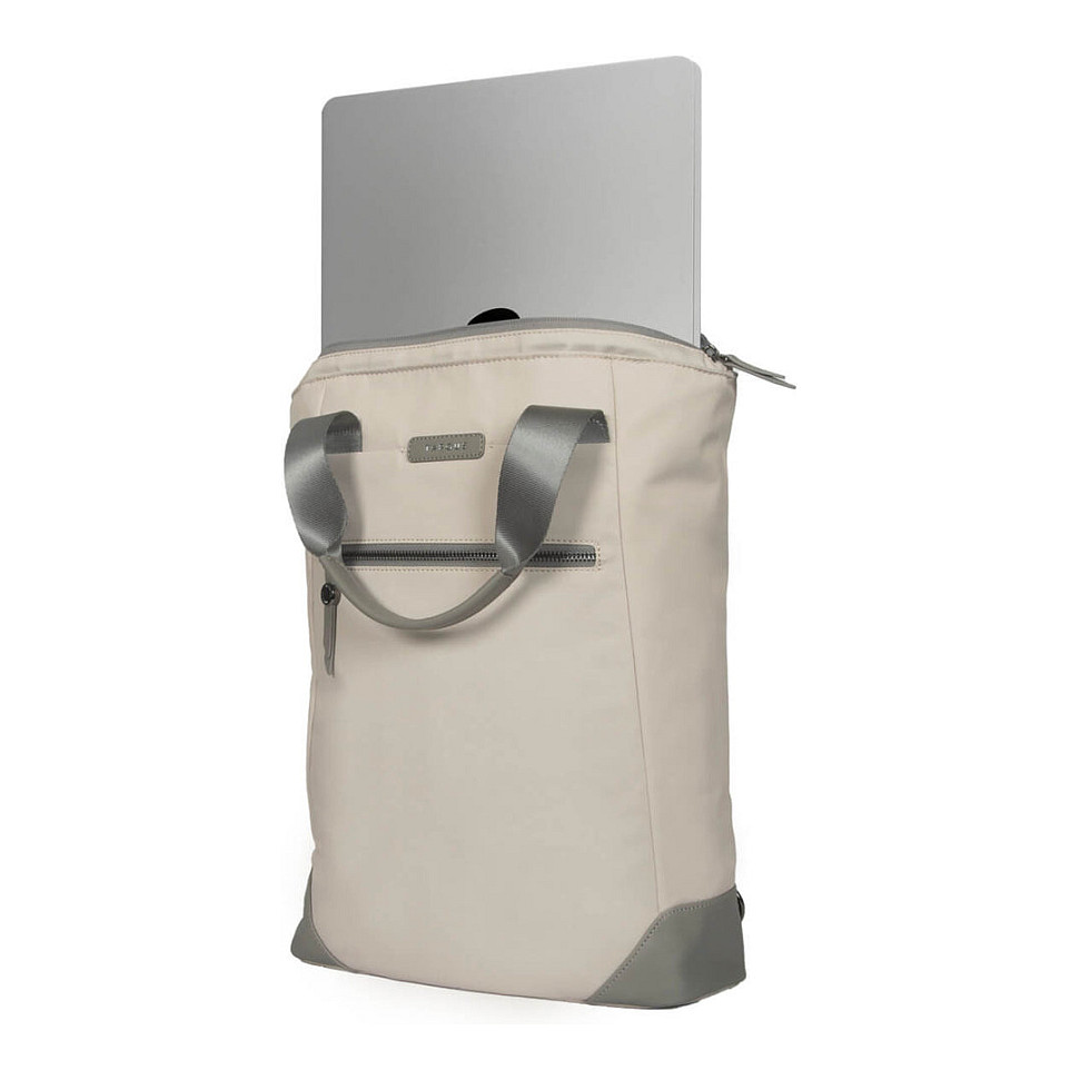 Çantë për laptop Targus Avila TBB65113GL / Backpack & Tote 2-in-1 / 16" / 12.5 L / Water-Resistant / Magnetic Closure / Laptop Compartment / Convertible Shoulder Straps - Krem/Gri - 6