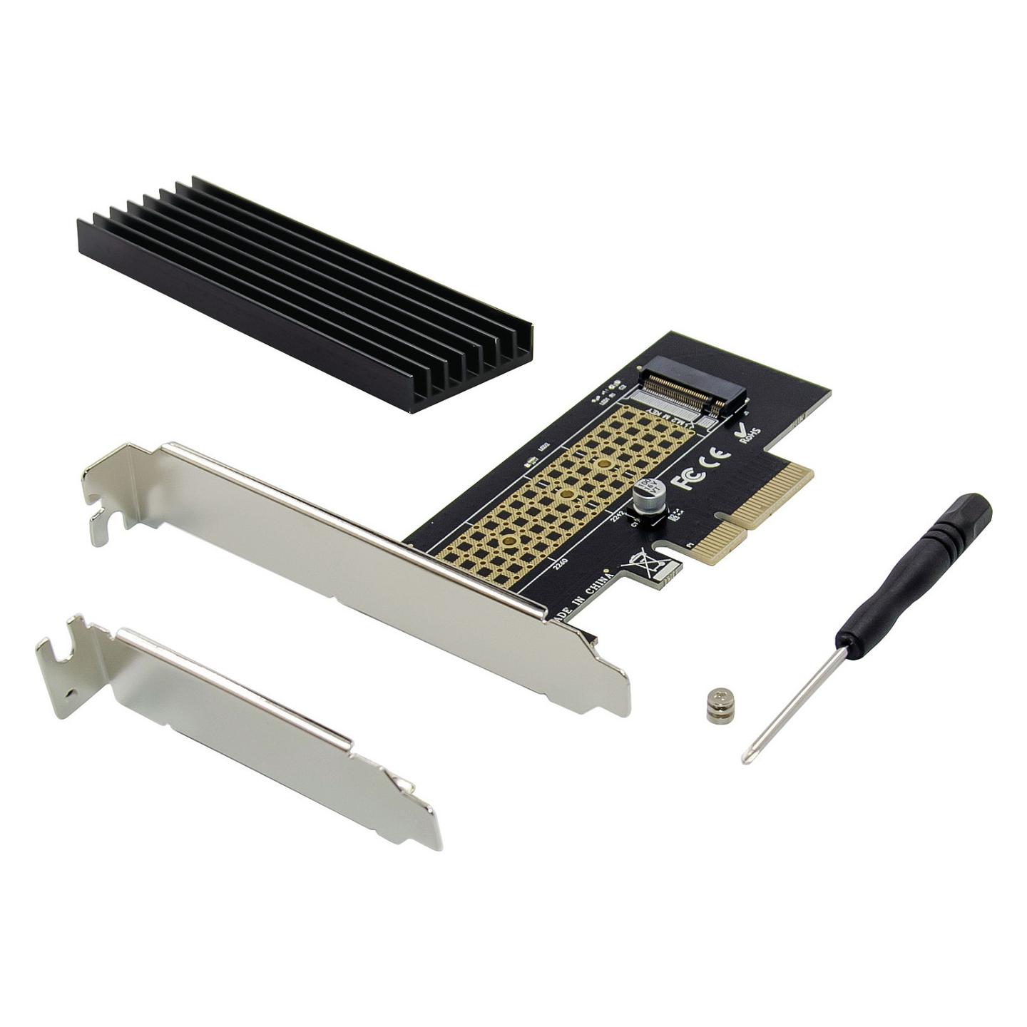 Kartë Zgjerimi Conceptronic EMRICK05BS, PCI Express 3.0 x4, 1x M.2 NVMe, M-Key + B+M-Key - Zezë - 2